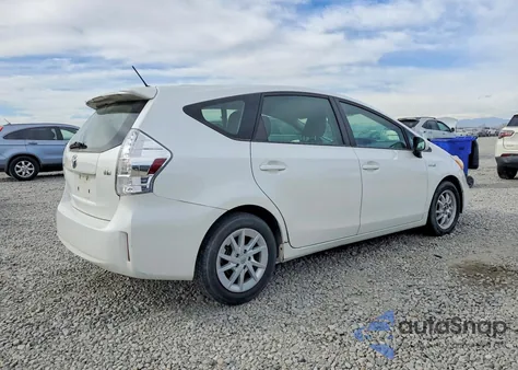 2012 Toyota Prius V Two from USA, damaged, VIN JTDZN3EU0C3018619